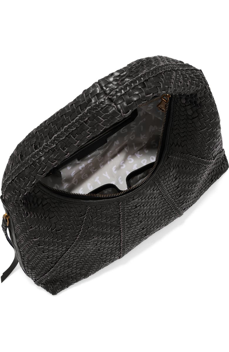 AIMEE Chelsea Woven Leather Hobo Bag, Alternate, color,