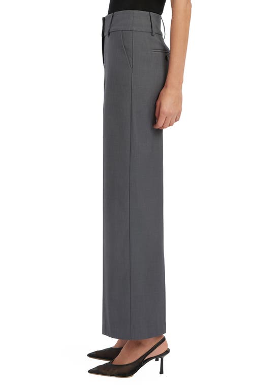 Bardot Maika Straight Leg Pants In Gray