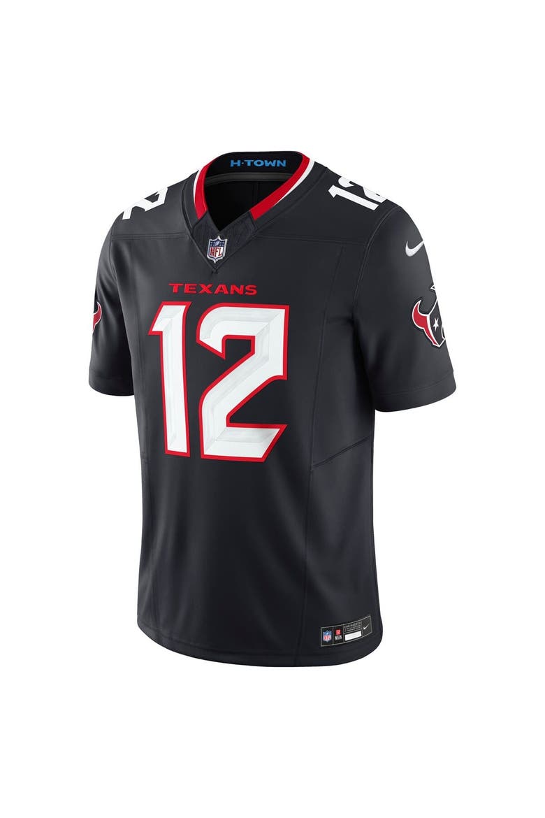 Men's Nike Nico Collins Navy Houston Texans Team Vapor F.U.S.E. Limited Jersey, Alternate, color, Navy