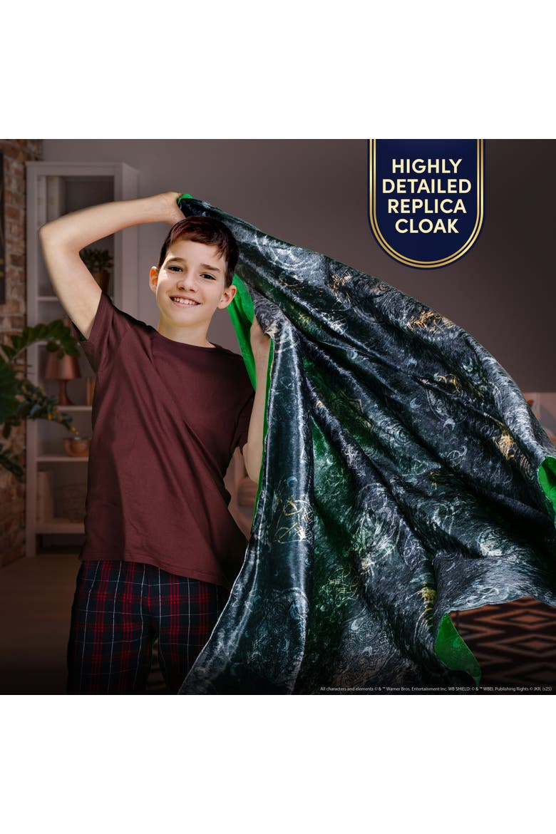 Harry Potter Invisibility Cloak , Luxury Navy Fabric Robe, Alternate, color, Multicolored