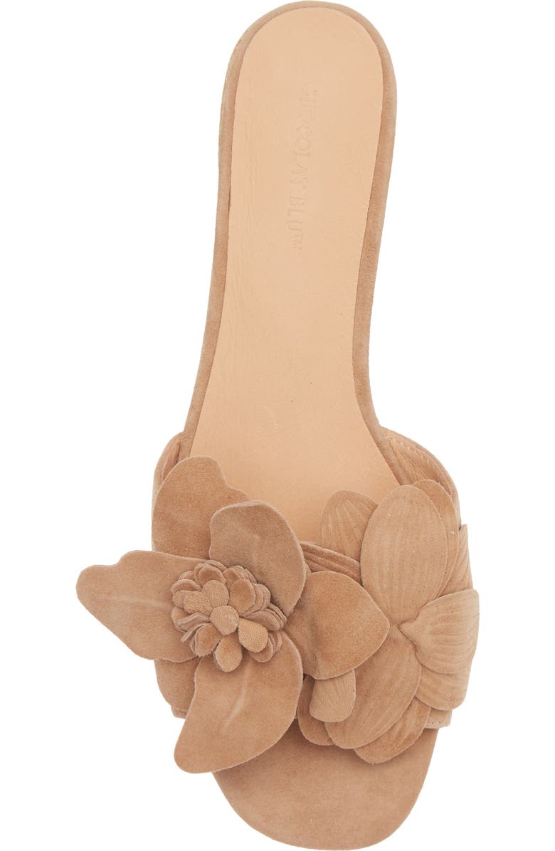 Chocolat Blu Baja Embellished Sandal, Alternate, color, Latte Suede