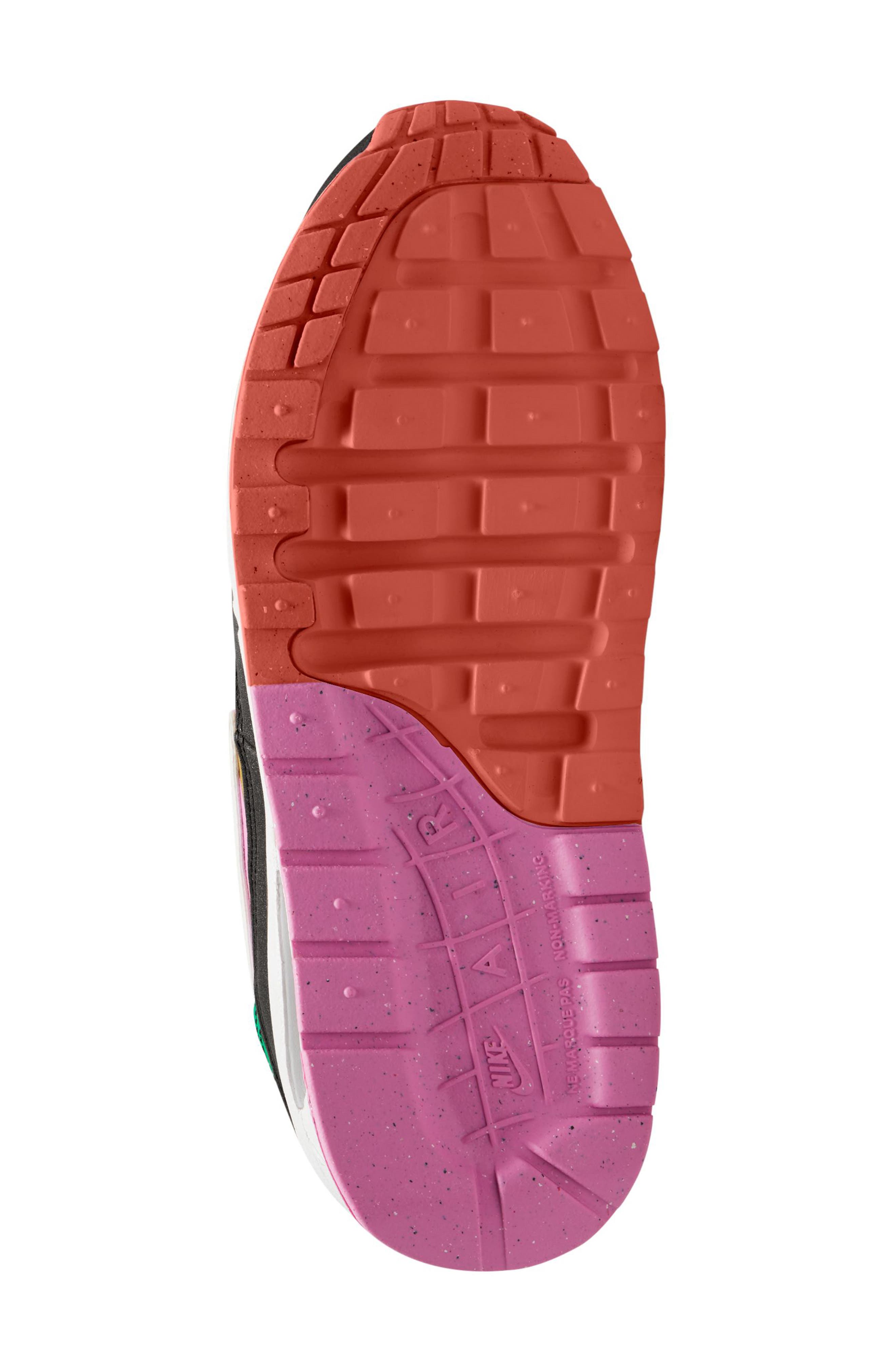 Nike Kids' Air Max 1 Sneaker, Alternate, color, 001 Black/White