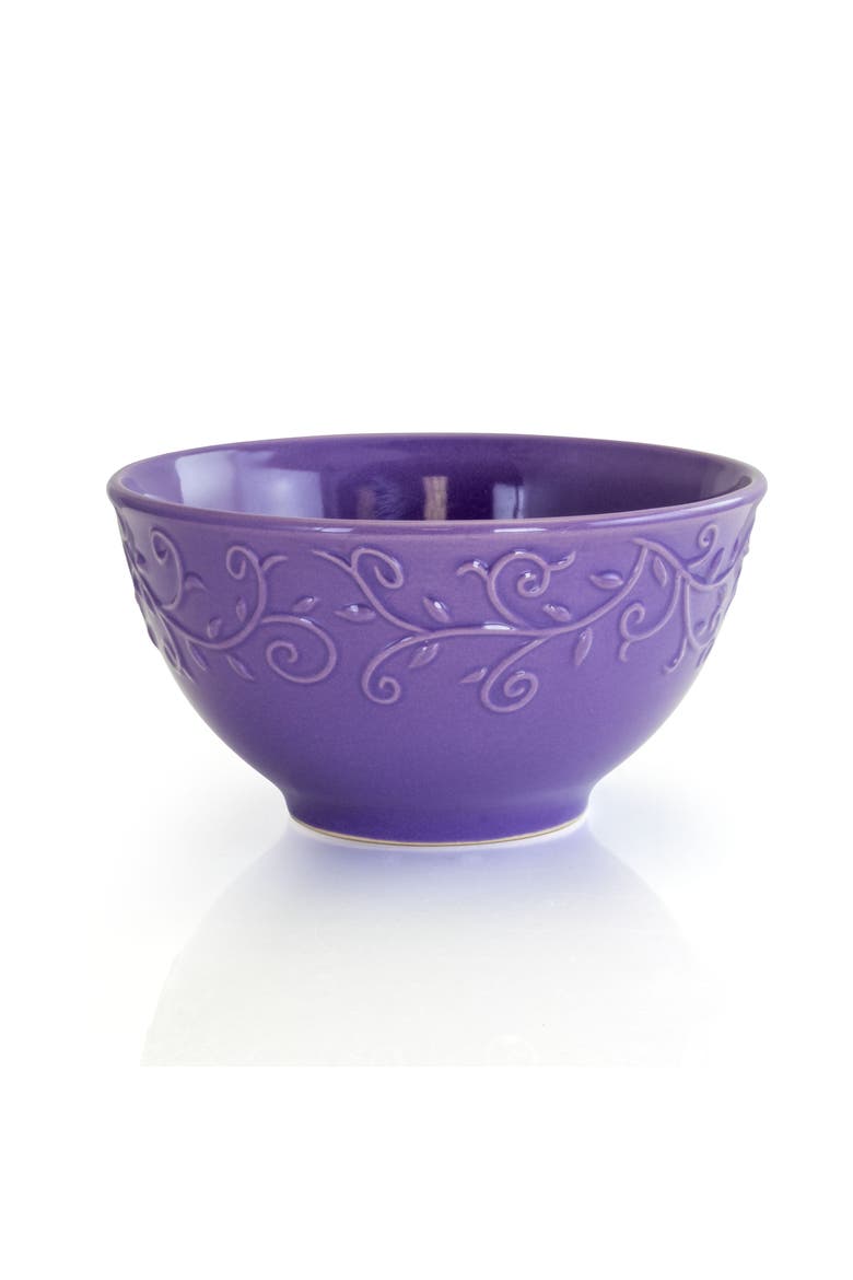 Lilac Fields 16-Piece Dinnerware Set, Alternate, color, Purple