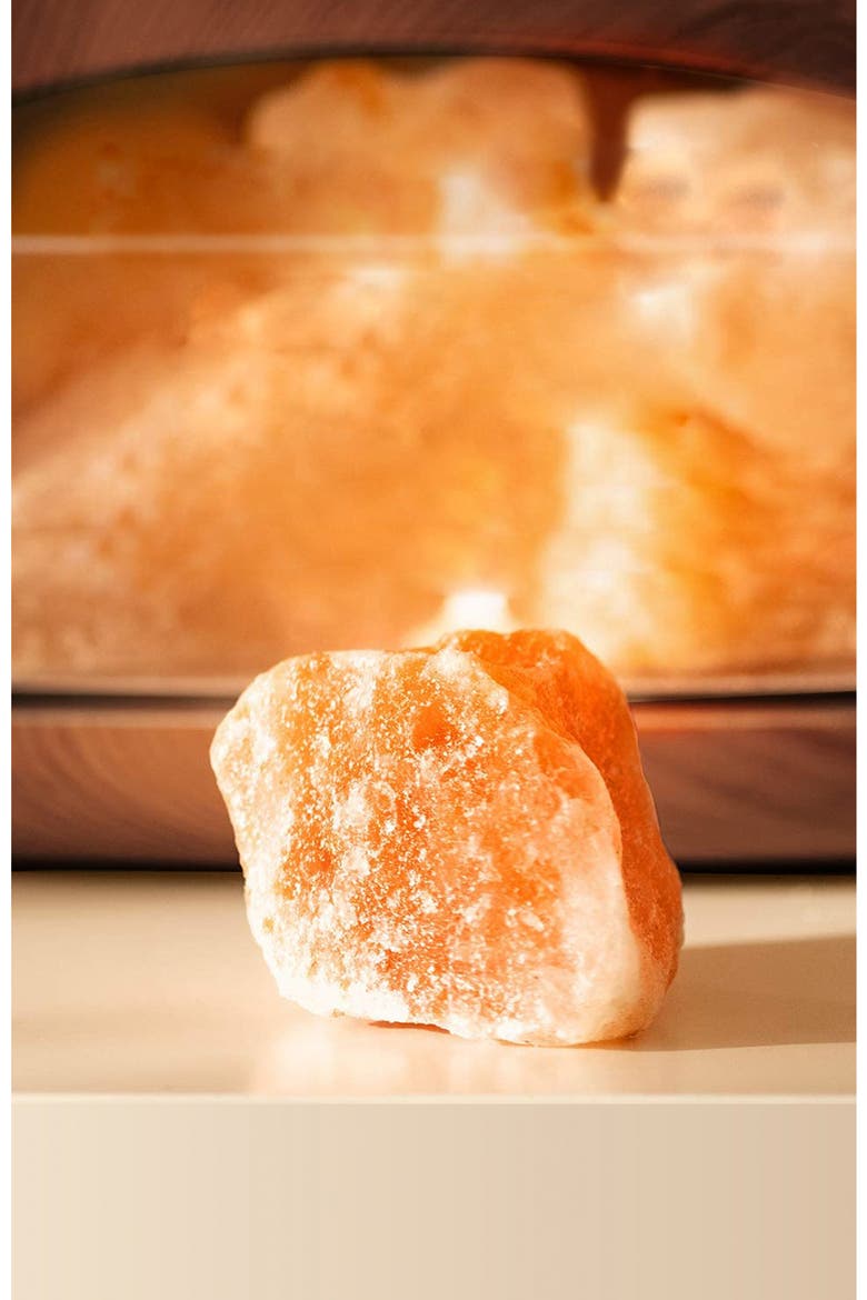 Himalayan Pink Salt Diffuser with 10 Essential Oils, Alternate, color, LIGHT WOOD
