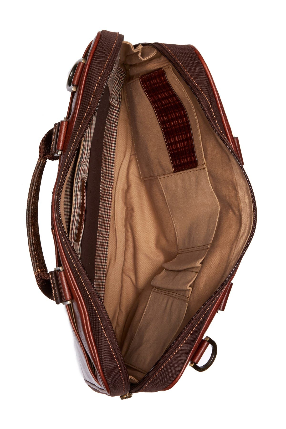 Slim Zipster Laptop Briefcase, Alternate, color, COGNAC