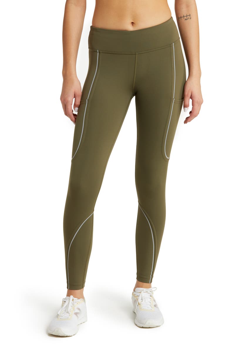 FrostKnit 7/8 Pocket Leggings, Main, color, VINE