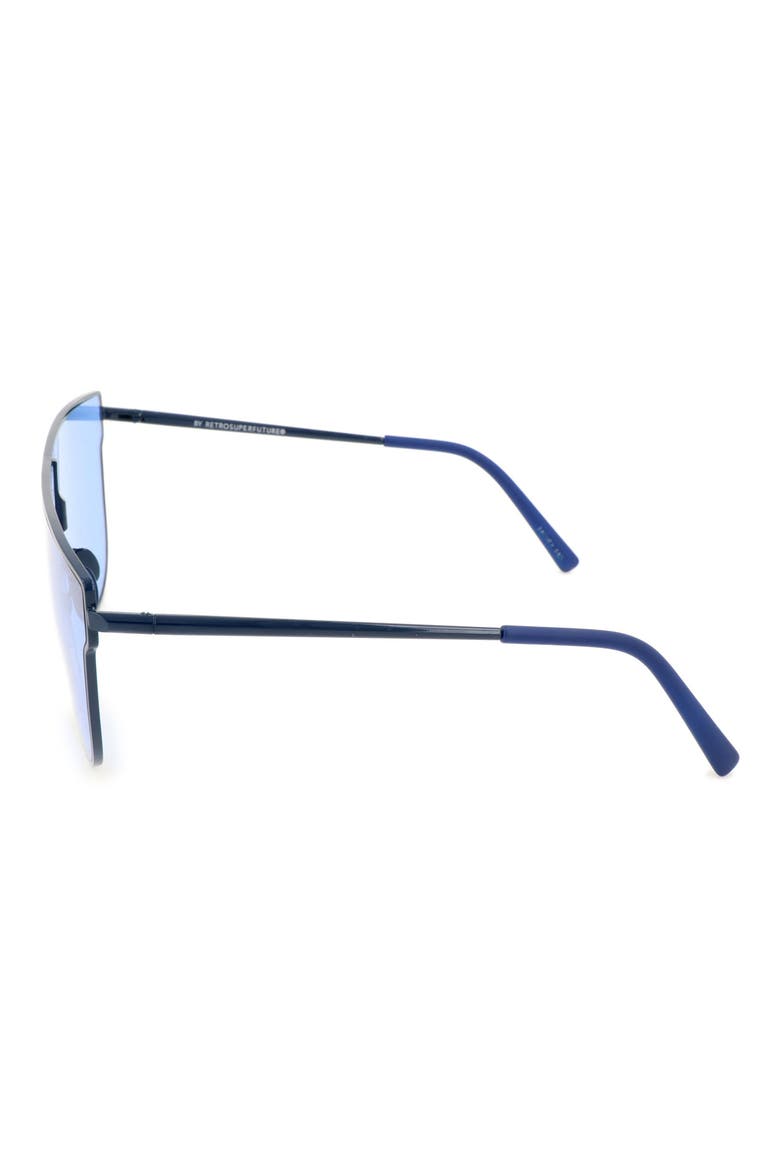 63mm Mask Square Sunglasses, Alternate, color, BLUE