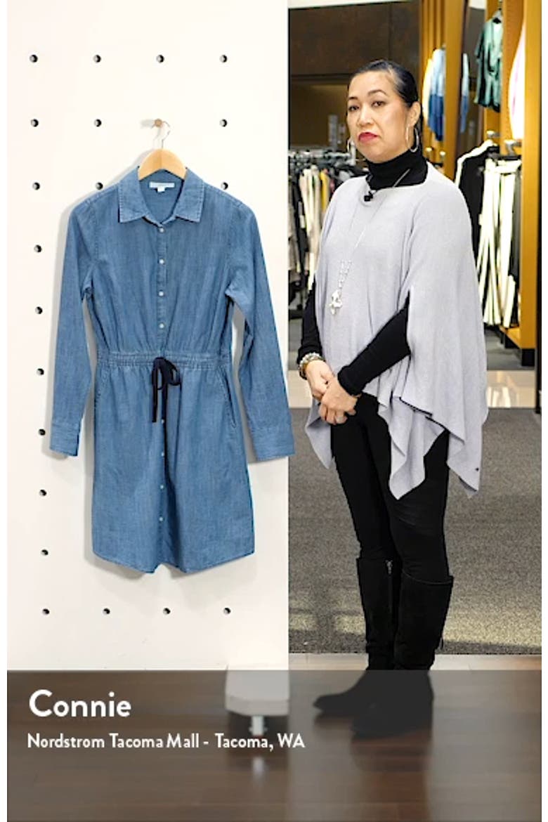 Long Sleeve Chambray Shirtdress video