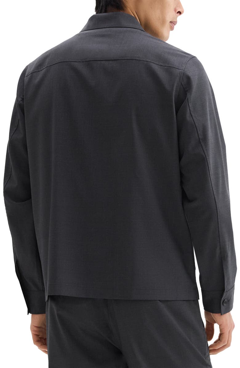 Theory Travel Motion Wool Blend Overshirt, Alternate, color, 