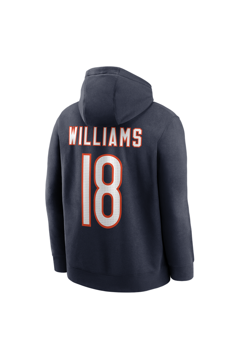 Men's Nike Caleb Williams Navy Chicago Bears Name & Number Hoodie, Alternate, color, Navy