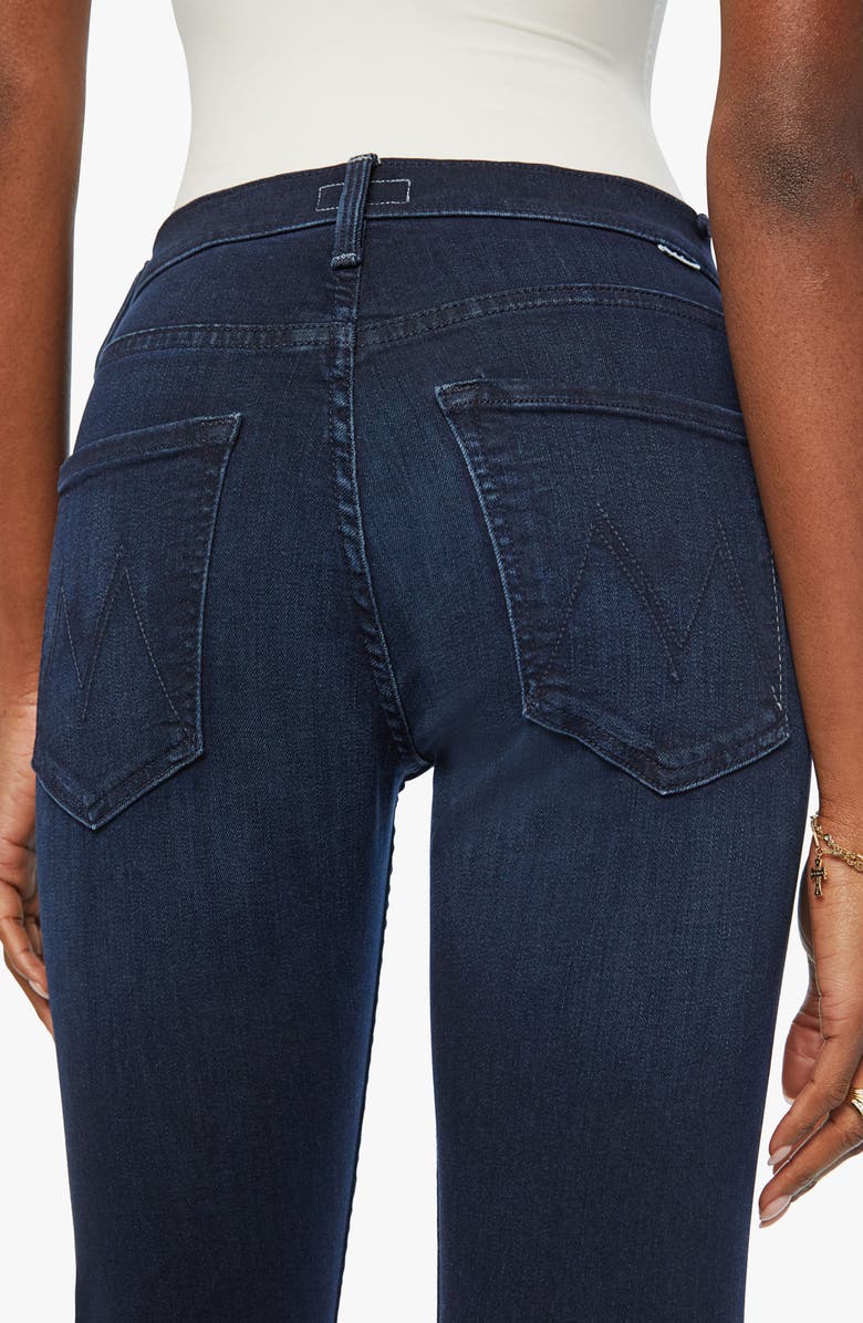 MOTHER The Rider Mid Rise Ankle Straight Leg Jeans, Alternate, color, 