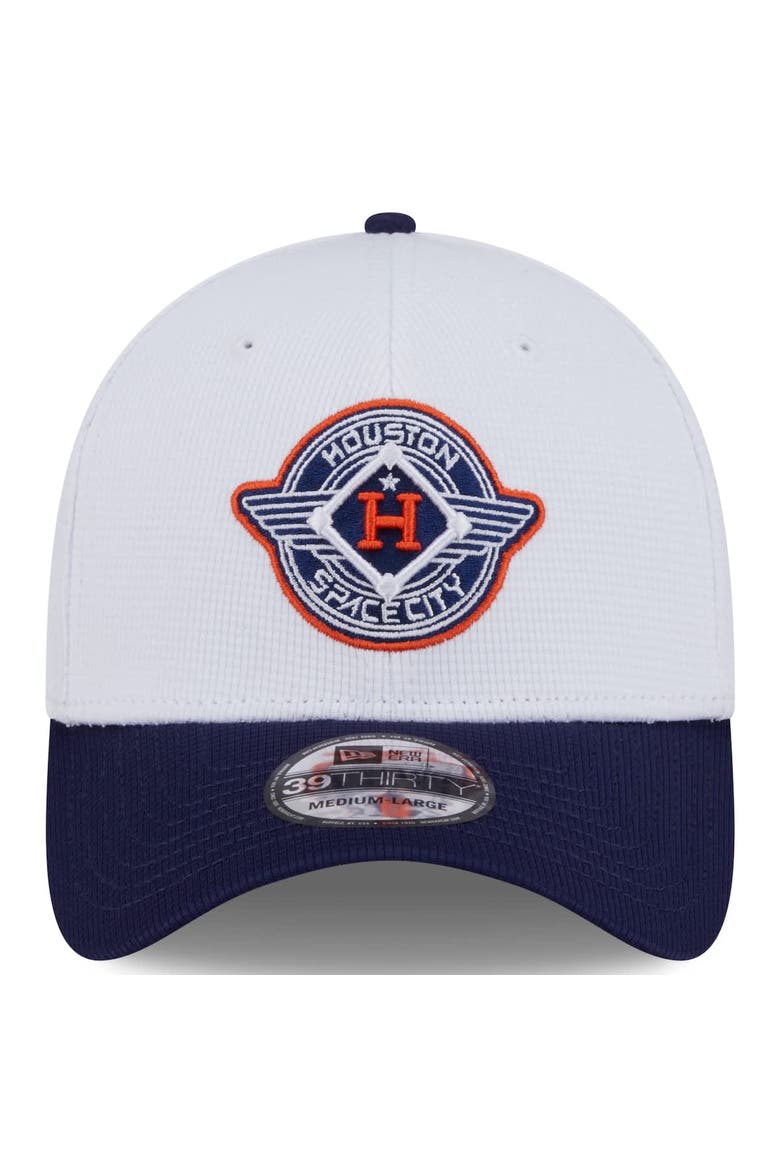 Men's New Era  White/Navy Houston Astros 2025 City Connect Batting Practice 39THIRTY Flex Hat, Alternate, color, White