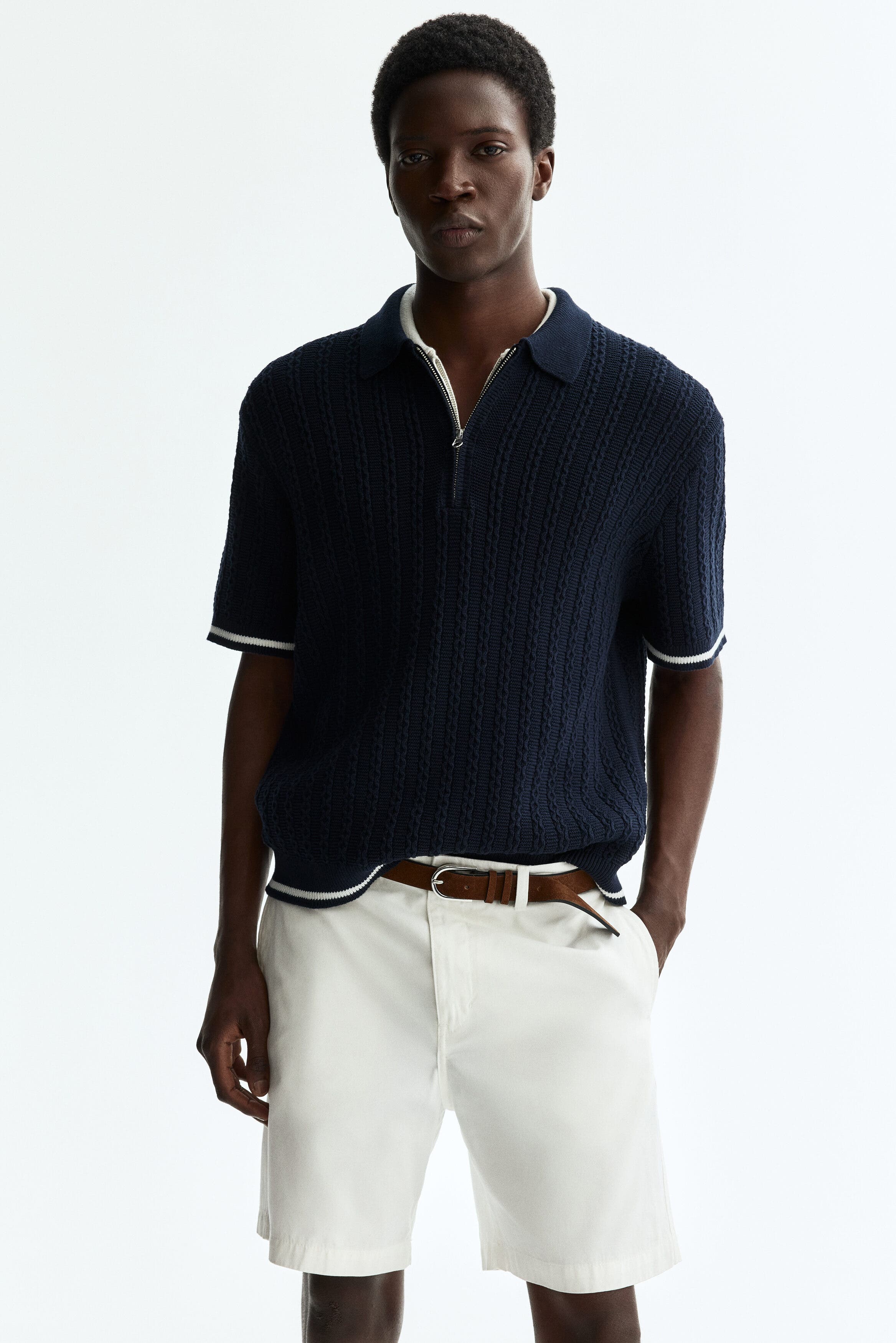 Relaxed Fit Cotton Polo Shirt - image 4