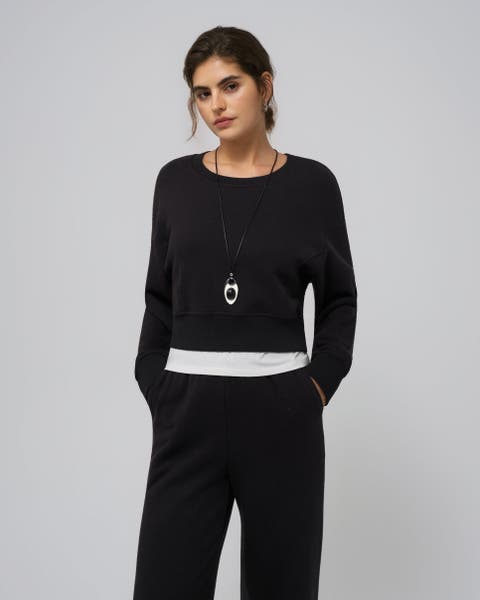 Hemp Essentials Fleece Cropped Sweater