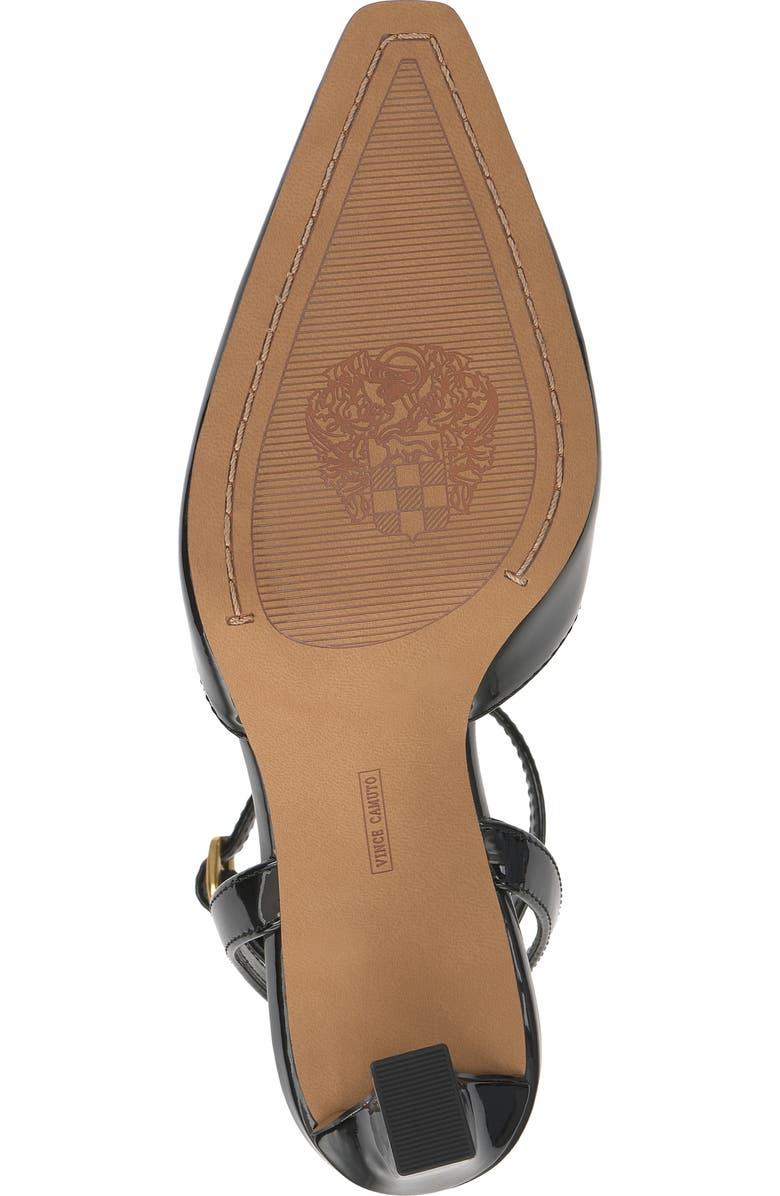 Vince Camuto Galees Ankle Strap Pump, Alternate, color, Black Patent