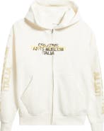 SANTO STUDIO Creative Arts Graphic Zip Hoodie