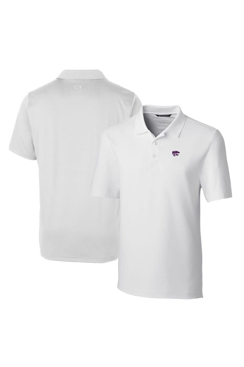 Men's Cutter & Buck White Kansas State Wildcats Big & Tall Forge Stretch Polo, Main, color, White
