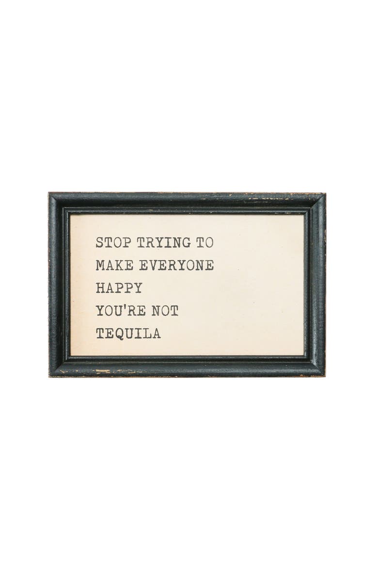 Table Frames with Inspirational Quotes, Alternate, color, Cream