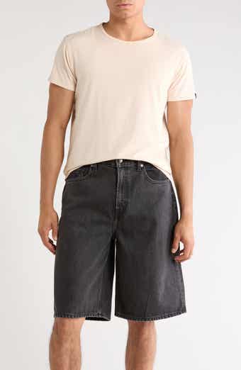 Wide Leg Denim Shorts