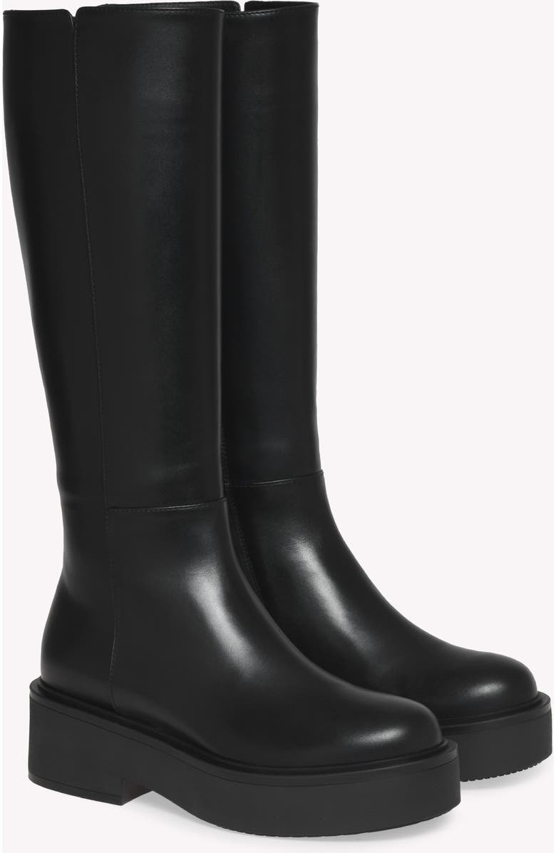 Gianvito Rossi Hiro Boot Boots, Alternate, color, Black Leather