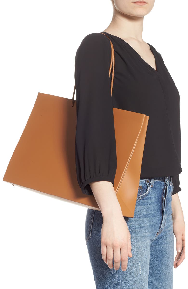 Medea Venti Prima Calfskin Leather Bag, Alternate, color,