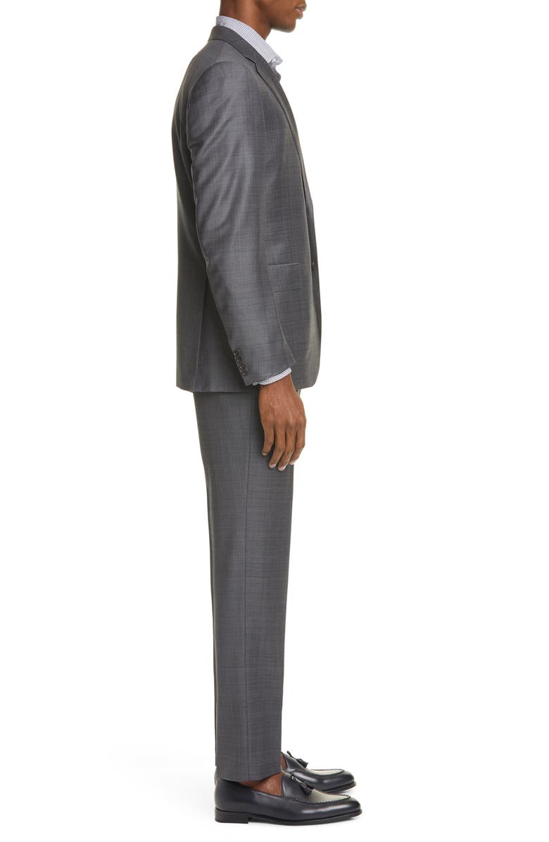 ZEGNA Ermenegildo Zegna Milano Trofeo Classic Fit Check Wool Suit, Alternate, color, 