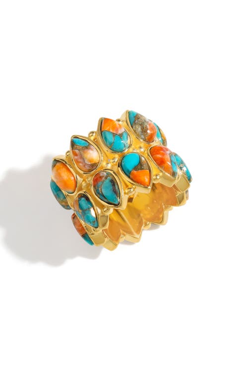 Layered Turquoise Ring