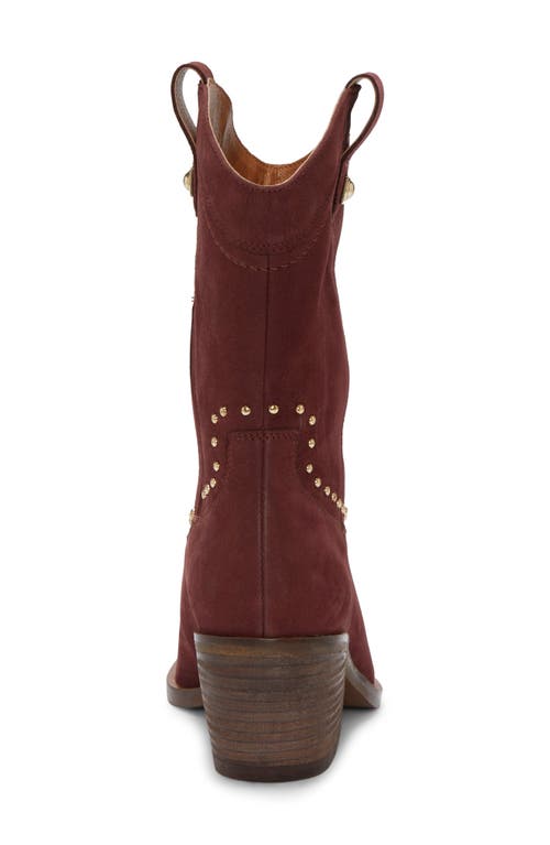 Lucky Brand Cesiet 2 Western Boot In Burgundy