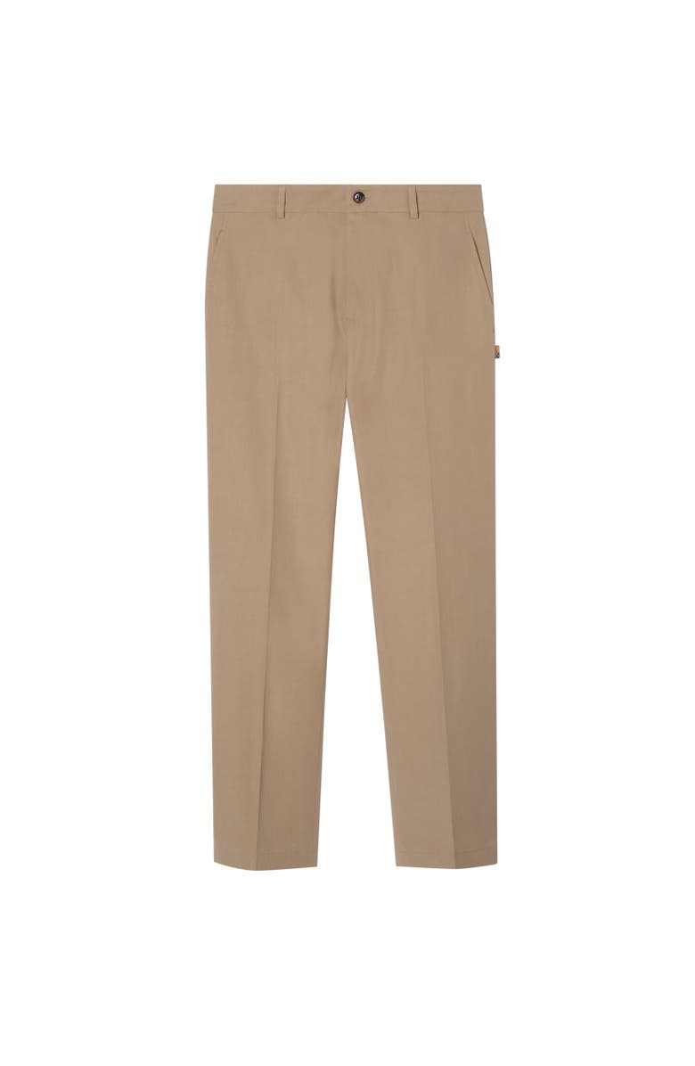 Burberry Cotton Twill Chinos, Alternate, color, Saltmarsh Beige