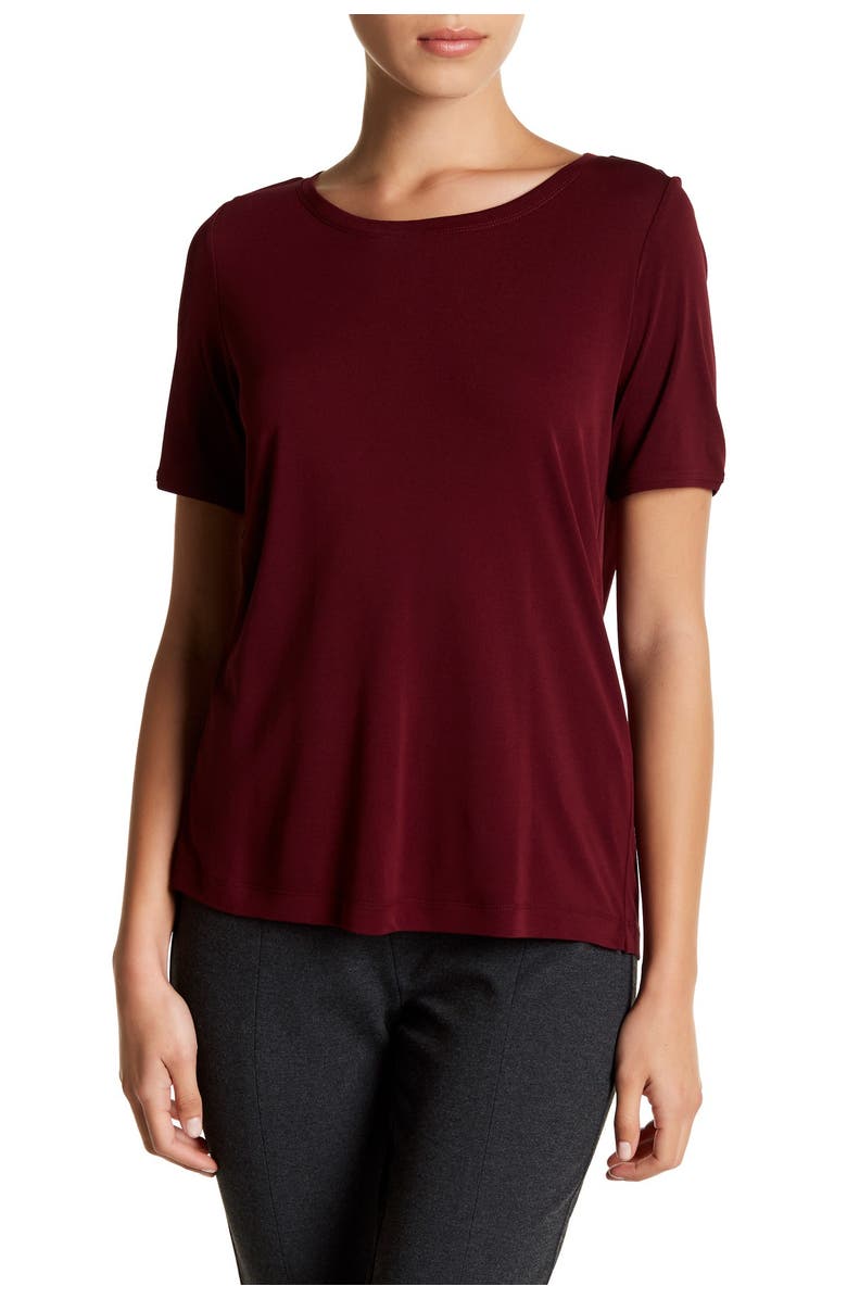 Eileen Fisher Silk Tee, Main, color, 