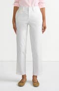 Lands' End Mid Rise Classic Straight Leg Chino Ankle Pants