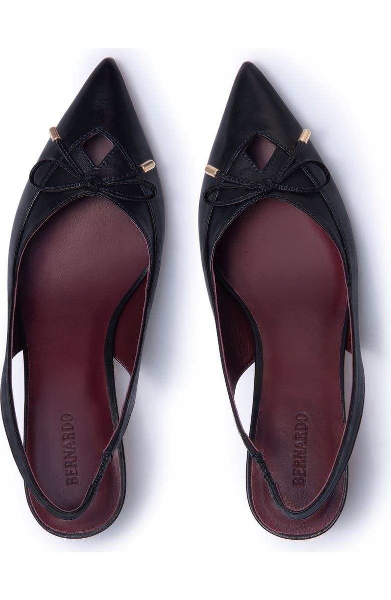 Bernardo Footwear Misha Kitten Heel Pump, Alternate, color, Black