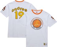 Mitchell & Ness Men's Mitchell & Ness White San Diego Padres Cooperstown Collection Player Legends Ringer T-Shirt