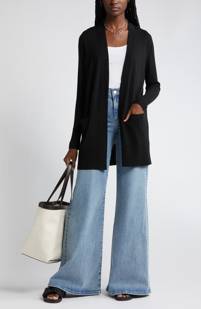 Nordstrom Everyday Open Front Cardigan, Alternate, color,