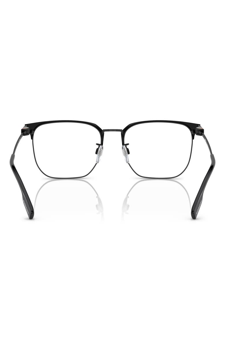 Burberry 55mm Square Optical Glasses, Alternate, color, Black / Demo Lens