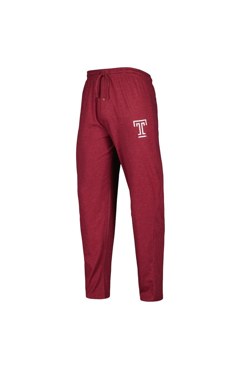 CONCEPTS SPORT Men's Concepts Sport Cherry/Charcoal Temple Owls Meter Long Sleeve T-Shirt & Pants Sleep Set, Alternate, color, Maroon