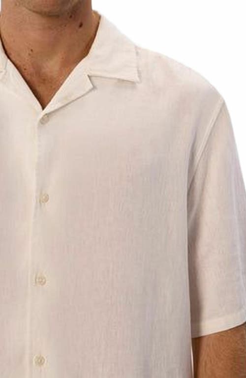 Industrie Australia The Havana Short Sleeve Shirt In Neutral
