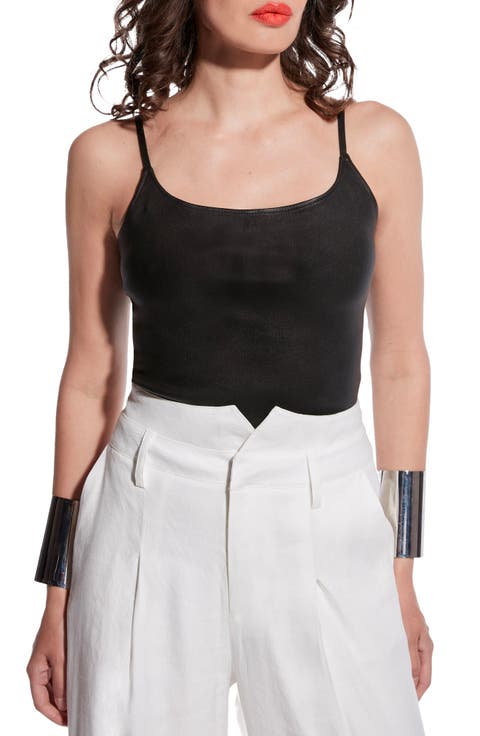 Memphis Stretch Leather Tank