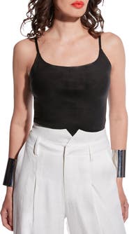 AS by DF Memphis Stretch Leather Camisole
