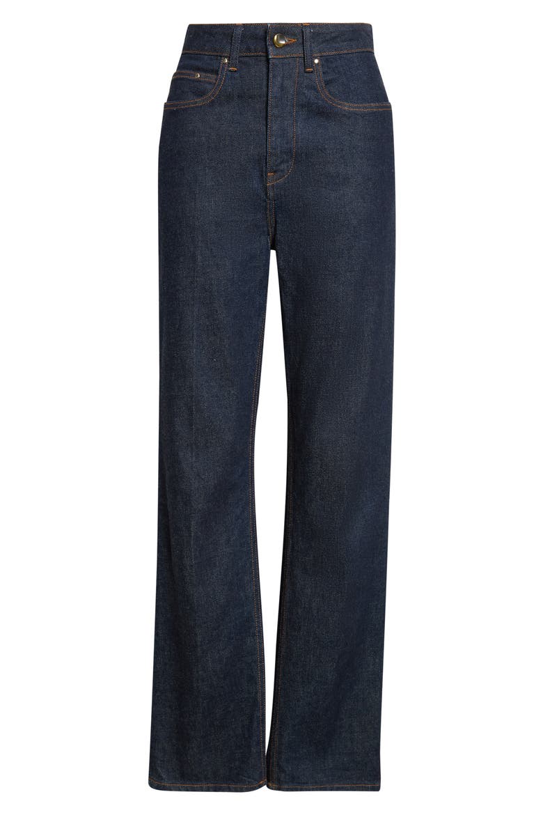 Flex High Waist Straight Leg Jeans, Alternate, color, DUSK WASH