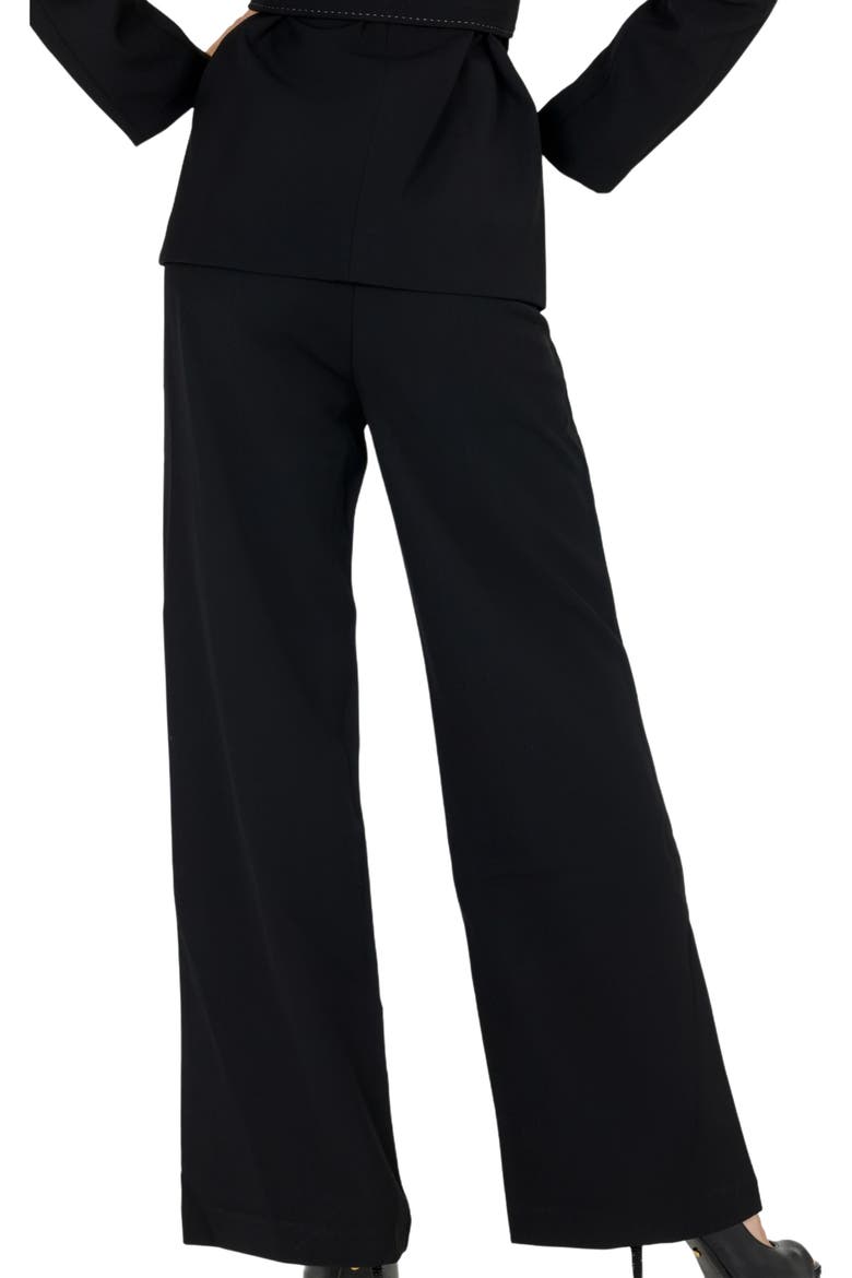 Yena Wide Leg Pant, Alternate, color, BLACK