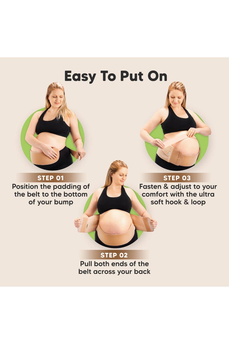 Nurture 2-in-1 Maternity Support Belt, Alternate, color, Classic Ivory
