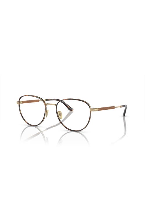 Giorgio Armani 52mm Phantos Optical Glasses In Brown