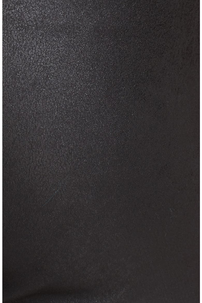 Never Let Go Faux Leather Pants, Alternate, color, BLACK