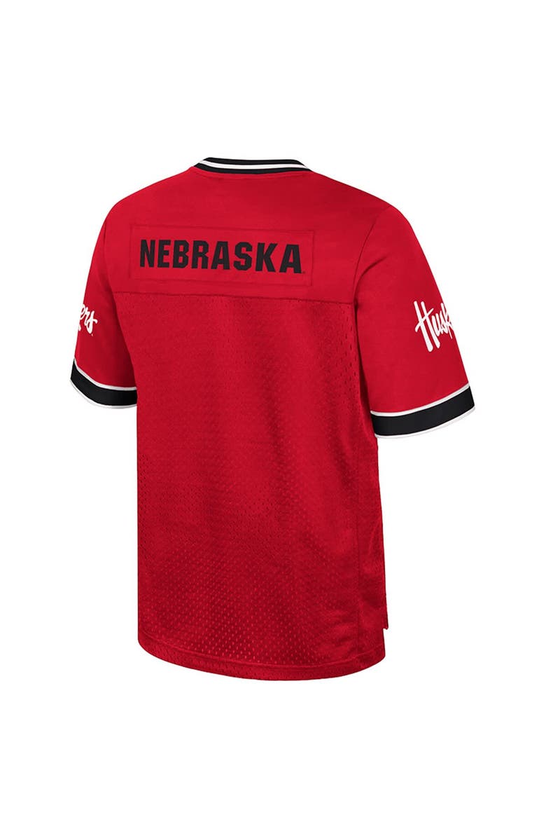 COLOSSEUM Men's Colosseum  Red Nebraska Huskers Nothing But The Hits Football Jersey, Alternate, color, 