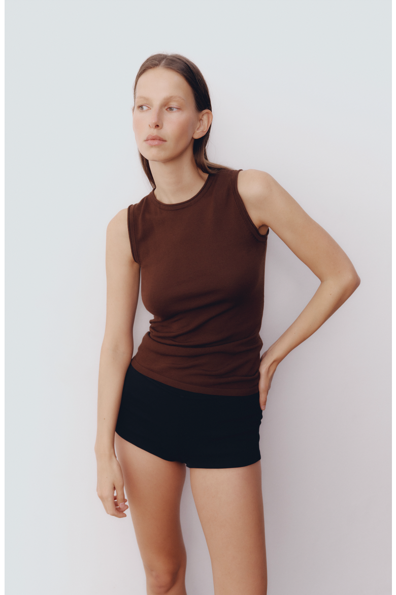 Maddie Top, Main, color, Toast