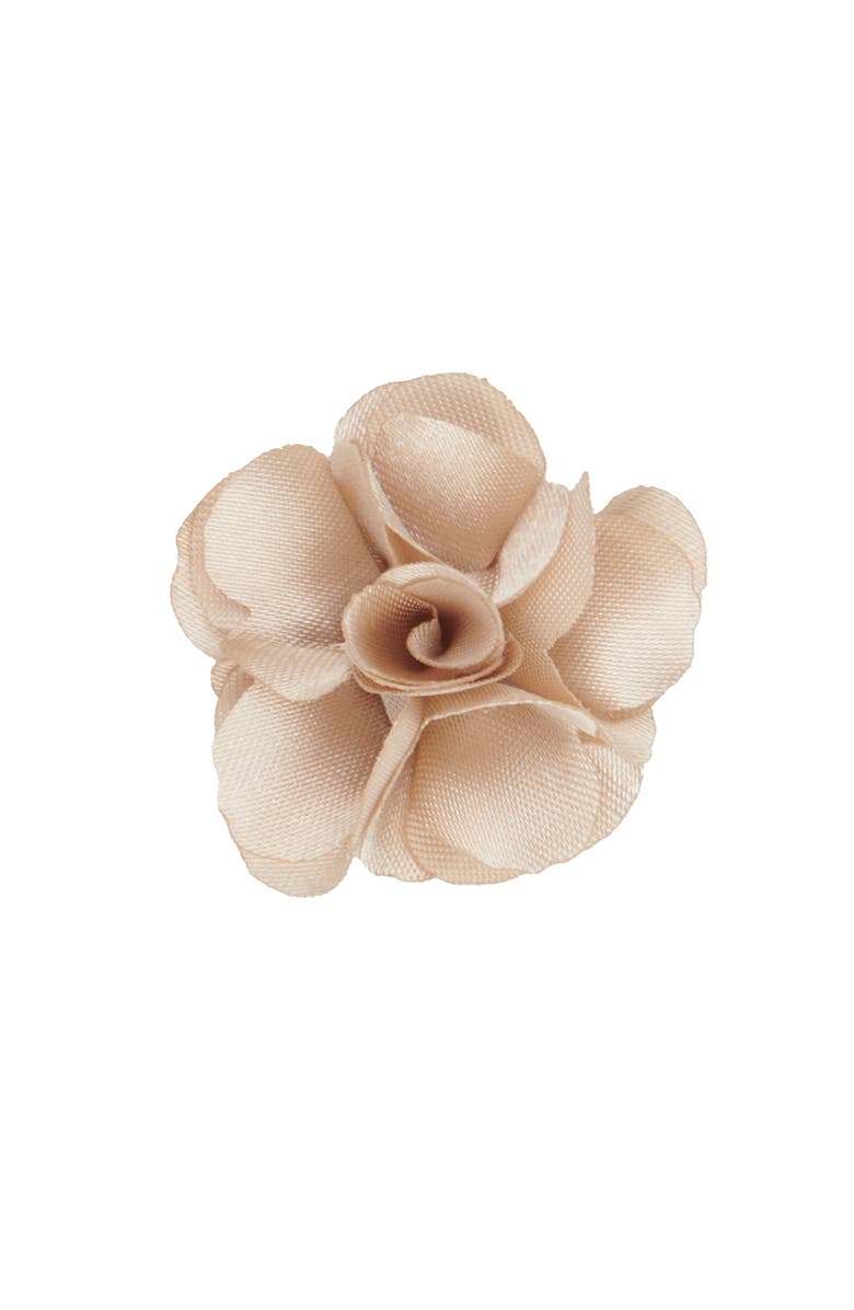 Brooklyn Brigade Men's Flower Lapel Pin, Main, color, Champagne