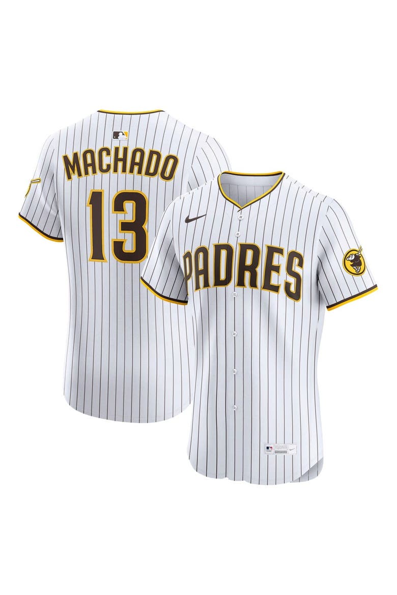 Men's Nike Manny Machado White San Diego Padres Home Elite Player Jersey, Main, color, White