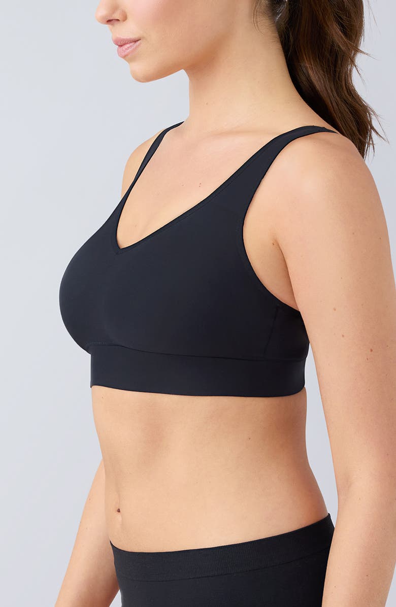 Wacoal Easy Like Sunday Lounge Wire Free Bra, Alternate, color, Black