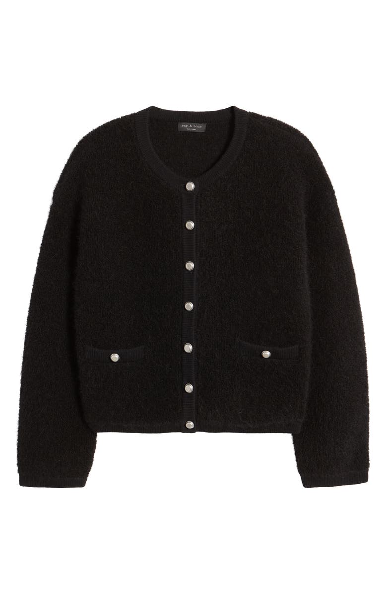 rag & bone Kaia Boxy Bouclé Cardigan, Alternate, color,